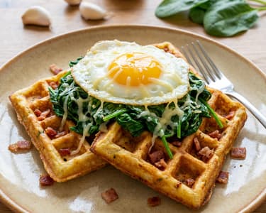Garlic Waffles