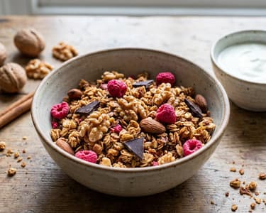 Ořechová granola