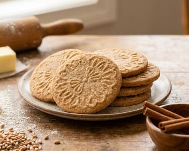 Skořicové máslové sušenky