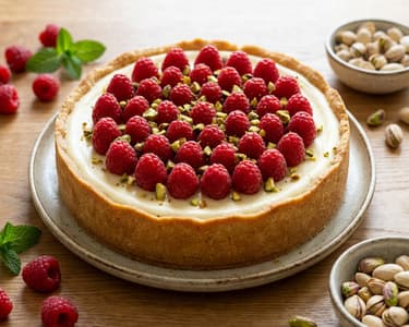 Raspberry Ricotta Cheesecake