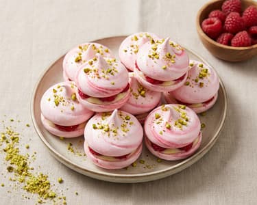 Malinové slepované pusinky