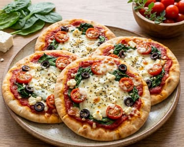 Minipizzy z pita chleba