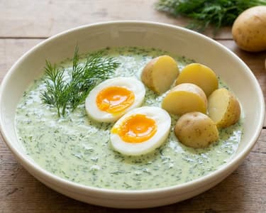 Odlehčená koprová omáčka