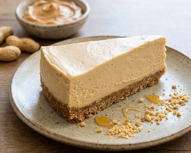 Arašídový cheesecake