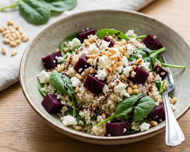 Quinoa s červenou řepou