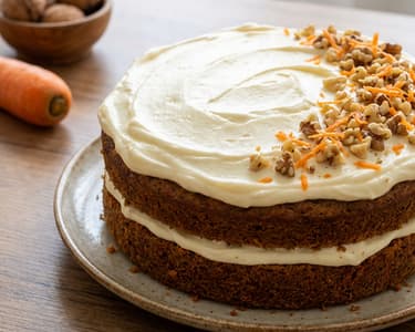 Mrkvový bezlepkový dort