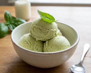 Bazalková zmrzlina