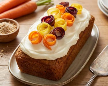Carrot Cake with Candied Carrots