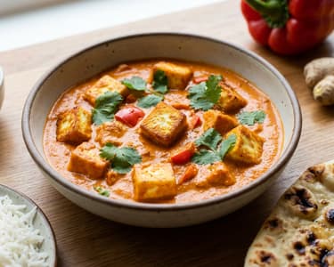 Tikka masala omáčka se sýrem paneer
