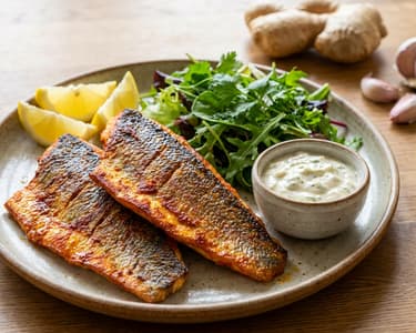 Tandoori mořský vlk