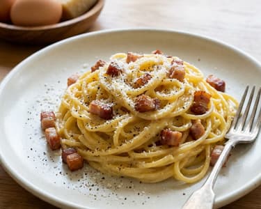 Špagety carbonara