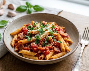 Penne all' arrabbiata