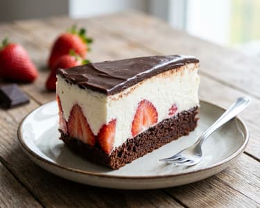 Tvarohový Míša dort