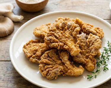 Smažená hlíva v domácím sójovém podmáslí