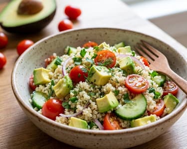 Quinoa with vegetables