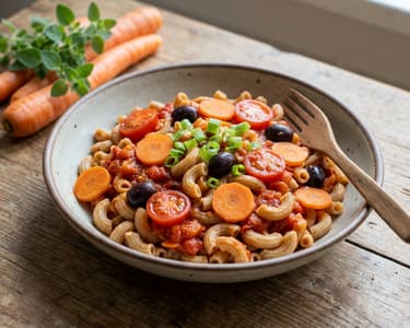 Kolínka s rajčaty a mrkví