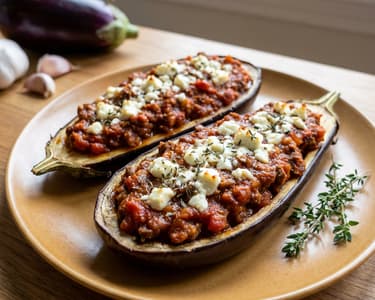 Lilek s masovou směsí