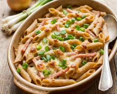Baked Pasta with Cottage Cheese