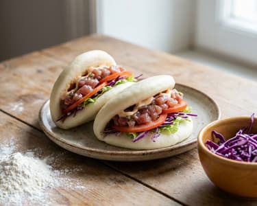 Bao with Tuna