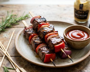 Grilované steakové špízy