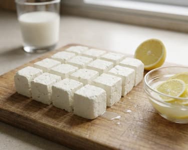 Indian Homemade Paneer Cheese