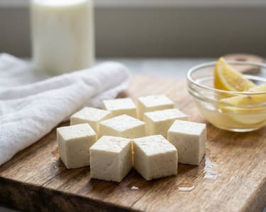 Indian Homemade Paneer Cheese