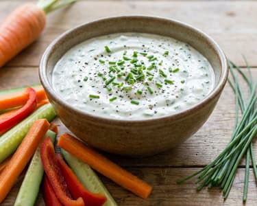 Zeleninové hranolky s dipem