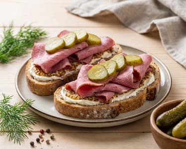 Chléb s pastrami