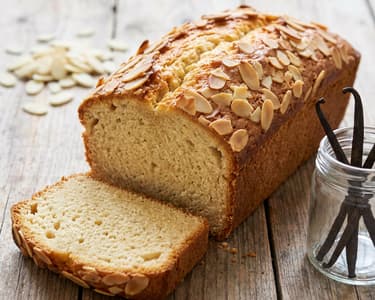 Veganský vanilkový chlebíček