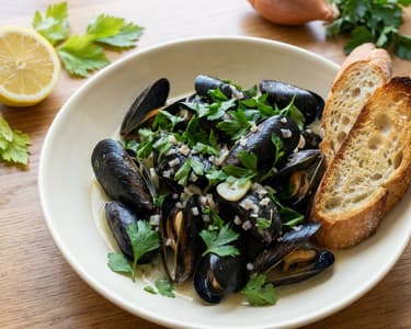 Mussels in Wine