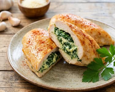 Chicken Breasts Stuffed with Spinach