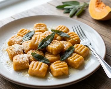 Dýňové noky se šalvějí