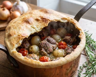 Lamb in a Copper Casserole by Chef Francesco Ford Coppola