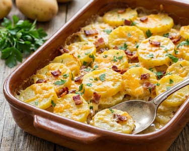 Baked Potatoes with Cheese