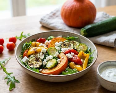 Salát z podzimní zeleniny