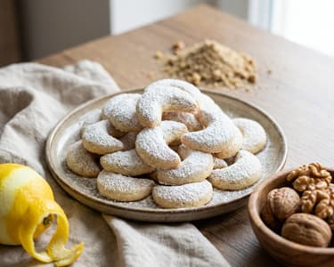 Vegan Vanilla Crescents