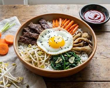 Hovězí bibimbap