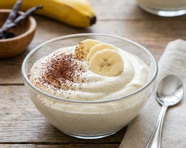 Homemade Cream and Quark Dessert