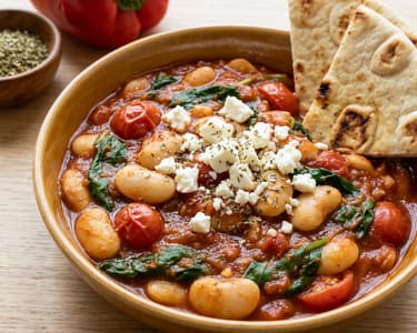 Fazolová směs s feta sýrem