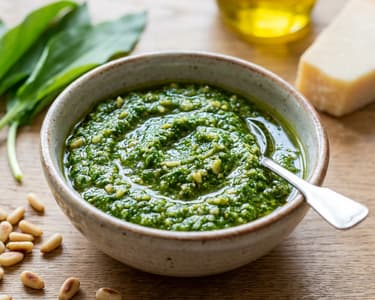 Pesto z medvědího česneku