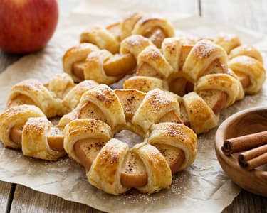 Jablka v listovém těstě