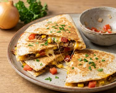Quesadilla with Minced Meat