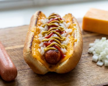 Cheese Style Hot Dog