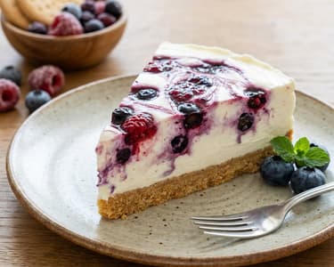 Cheesecake s lesním ovocem