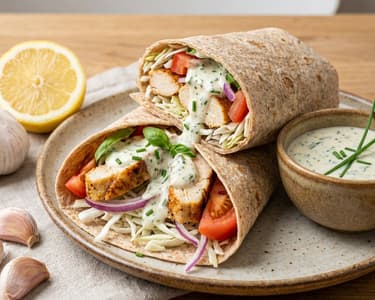 Tortilla with Herb Dressing and Chicken