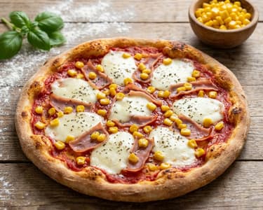 Pizza s kukuřicí