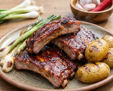Grilled Ribs Spanish Style