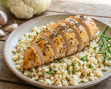 Kuřecí s květákovou rýží