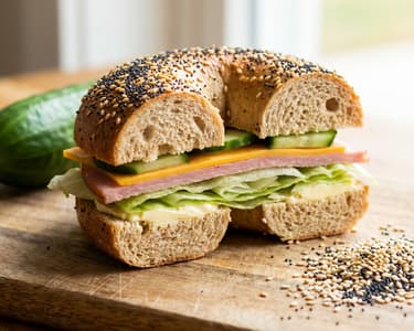 Homemade Whole Wheat Bagel