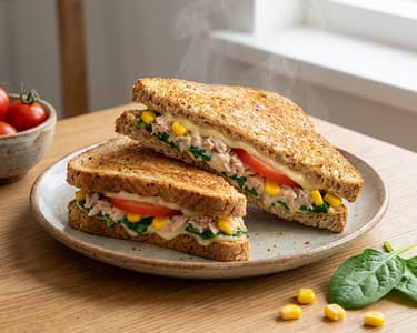 Quick Tuna Toasts